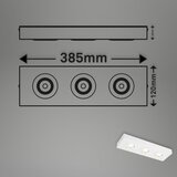 BRILONER 3996036 - LED spot svetiljka CTS 3xLED/4W/230V 2700/4000K bela | Eponuda.com