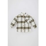 Defacto Baby Boy Plaid Flannel Long Sleeve Shirt Cene