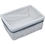  3-dijelni set uklapajućih košara od vrbe bijeli | shoptok.hr