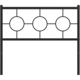  Metalno zamjensko uzglavlje crno 100 cm | shoptok.hr