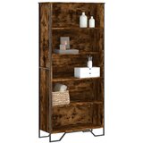 Ormarić za knjige boja dimljenog hrasta 80x31x169 cm drveni | shoptok.hr