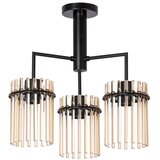 Luster na šipci 3xE27/60W/230V crna/bež | Eponuda.com