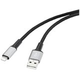 Renkforce 1x muški konektor USB 2.0 tipa a - 1x muški konektor Apple dock lightning] 2.00 m crna Cijene
