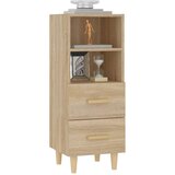  Komoda boja hrasta sonome 34,5x34x90 cm od konstruiranog drva | shoptok.hr