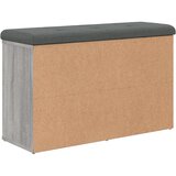  Klupa za cipele siva boja hrasta 82x32x50 cm konstruirano drvo | shoptok.hr