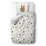 Butter Kings Dječja posteljina za krevet za jednu osobu od pamučnog satena 140x200 cm Sweet Bunnies –
