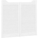  Vrata na hod 2 pcs Bela Trdna borovina, (5000233943) | Shoptok.si