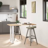  Noge za barski stol U-oblika 2 kom Bijele 50 x (90-91) cm Čelik | shoptok.hr