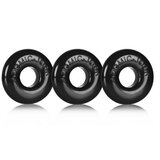 Oxballs Obročki za penis Donut Small, 3 kosi, črni | Shoptok.si