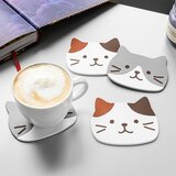  Podmetači za čaše u obliku mačke (4 komada) | shoptok.hr