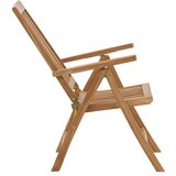 Venture Home Kenya vrtna stolica s podesivim naslonom 62 &amp;times; 73 &amp;times; 105 cm, prirodna boja drva Slike