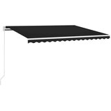  Automatska tenda sa senzorom za vjetar LED 450x300 cm antracit | shoptok.hr