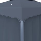  Sjenica sa zastorom 4 x 3 m antracit aluminijska | shoptok.hr