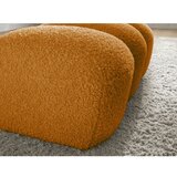 Bobochic Paris Gorčično rumen tabure iz tkanine bouclé Hippolyte – | Shoptok.si