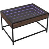 Stolić s beskonačnim LED svjetlima boja hrasta 70x50x41 cm | Eponuda.com