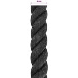  Uže od jute 40 Crna 100% Juta Tossa | shoptok.hr