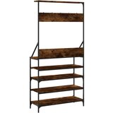  Stalak za odjeću i cipele boja hrasta 90x34x184 cm | shoptok.hr