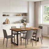 Kvadratni blagovaonski stol 160 x 70 x 75 cm Prirodna | shoptok.hr