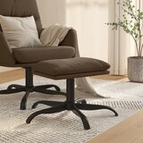 vidaXL stolček za noge rjav 60x60x39 cm blago Cene