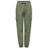 Only Hlače Noos Caro Pull Up Trousers - Oil Green Zelena Cene