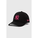 New Era Bombažna bejzbolska kapa 9FORTY NEW YORK YANKEES črna barva, 60503372