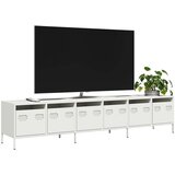 vidaXL TV ormarić bijeli 202x39x43,5 cm hladno valjani čelik | shoptok.hr