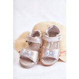 Gemre PE1 Comfortable Children's Sandals With Decoration Silver Cayo | shoptok.hr