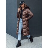 DStreet Pikowana kurtka damska CRYSTAL coffee | Shoptok.si