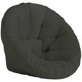 Karup Design tamno siva sklopiva fotelja prikladna za eksterijer Design OUT ™ Nido Dark Grey