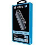 Sandberg Docking station USB-C - HDMI/DP/LAN/2xUSB 3.0/USB C PD 100W 136-43 | ePonuda.com