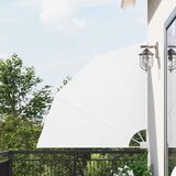  Zaslon za privatnost na balkonu 140 x 140 cm Poliester Bijela | shoptok.hr