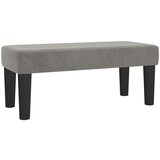 Box spring krevet s madracem svjetlosivi 90x190 cm baršunasti | shoptok.hr