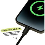Max Mobile DATA KABEL TYPE C-TYPE C,Fashion 6mm vezica 2u1,1.5m, Blue | shoptok.hr