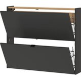 Germania Antracitno sivi preklopni/viseći ormarić za cipele u dekoru hrasta 100x83x18 cm Ameca – | shoptok.hr