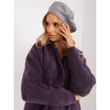 Fashion Hunters Gray women's knitted beret Cene'.'