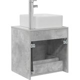  Umivaonik s policom Betonska siva 49,5 x 41 x 63 cm | shoptok.hr