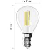  LED žarnica Filament Mini Globe / E14 / 5,9 W (60 W) / 806 lm / Toplo bel | Shoptok.si