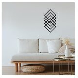WALLXPERT Zidna dekoracija Geometrija, 60x30cm, Crna | Eponuda.ba