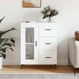  Komoda bijela 69,5x34x90 cm od konstruiranog drva | shoptok.hr