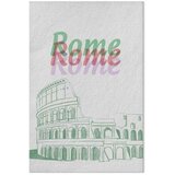  Slika - Rome in Watercolours (1 Part) Vertical 40x60 Premium Print | shoptok.hr