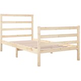  Posteljni okvir iz trdne borovine 90x190 cm, (20708226) | Shoptok.si