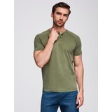 Ombre Men's t-shirt with henley neckline Cene