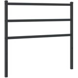  Kovinsko posteljno vzglavje črno 107 cm, (21142470) | Shoptok.si