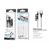 TECHANCY 3u1 USB magnetni kabel 2.4 A 1m | shoptok.hr