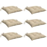  Jastuci za stolice 6 kom bež 40 x 40 x 7 cm od tkanine Oxford | shoptok.hr