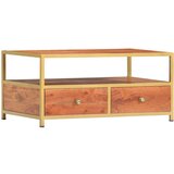 vidaXL Klubska mizica 90x50x40 cm trden akacijev les | Shoptok.si
