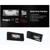 Fantech MK912 atom PRO63 rgb blue switch gejmerska bežična mehanička tastatura siva | Eponuda.com