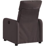  Naslonjač od tkanine tamnosmeđi | shoptok.hr