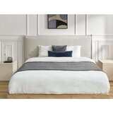 Bobochic Paris Kremno bela oblazinjena oblazinjena/iz iverne plošče zakonska postelja s prostorom za shranjevanje z letvenim dnom 180x200 cm Charlie – | Shoptok.si