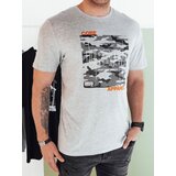 DStreet Grey men's T-shirt with print | shoptok.hr